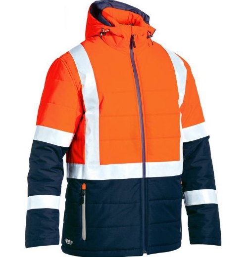 Picture of Bisley, Taped Hi Vis Puffer Jacket